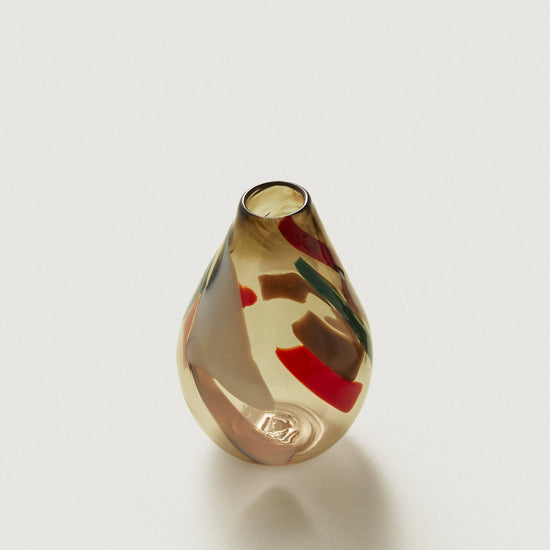 Kate Mitchell Sepia Vase w/ Tui & Kahili